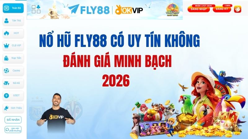 Nổ hũ FLY88 có uy tín không? Đánh giá minh bạch 2026